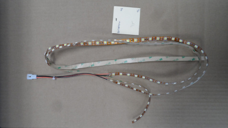ICE LARGE WHITE DUAL LED STRIP; 19 CUTS