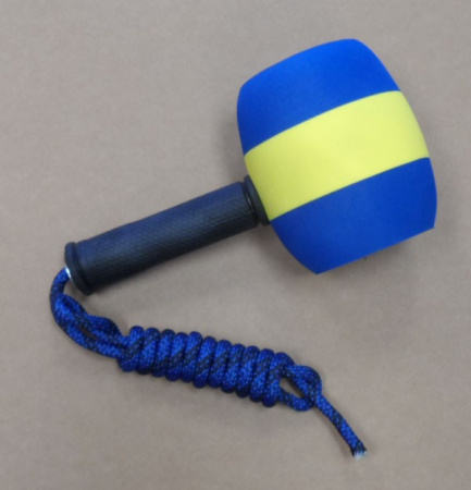 ICE Blue/Yellow Mallet With Rope for Ice Age Game