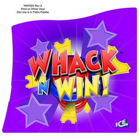 ICE Whack N Win Right Side Cabinet Decal