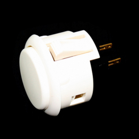 Namco Tekken 5  White Push Button with Micro Switch