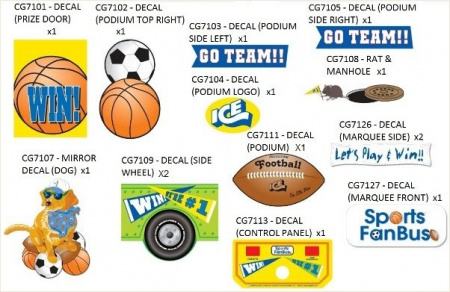 ICE Sports Fan Bus Decal Kit