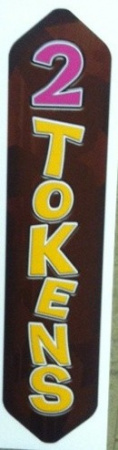 ICE Milk Jug Toss Insert 2 Tokens Plaque Decal