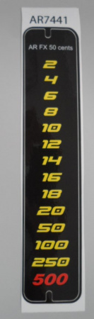 ICE Iceball FX Score Chart Insert ($0.50)