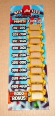 ICE Milk Jug Toss Changeable Score Card Decal