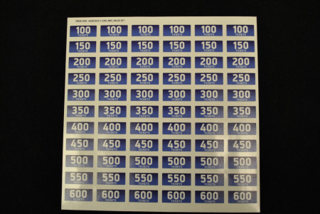 BAY TEK LOW TO MID TICKET VALUE SHEET