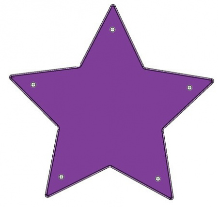 ICE Milk Jug Toss Star Plaque Decal