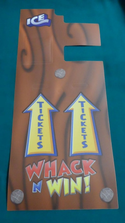 ICE Whack N Win Game Front Door Tickets Decal