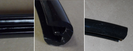 ICE Games 1-5/16" Black Gloss T-Molding, Sold by the Foot