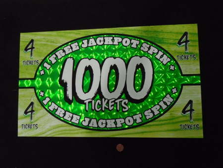 BAY TEK JACKPOT DECAL