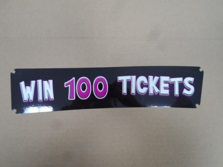 ICE Pink Panther Bonus 100 Tickets Decal