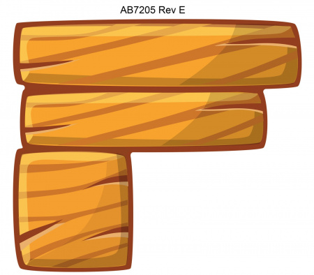 ICE REAR UPPER LEFT CABINET DECAL