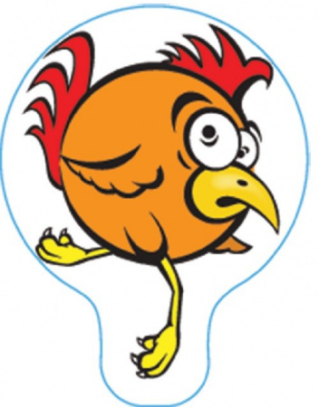 BAY TEK RIGHT KICKER CHICKEN DECAL