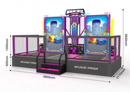 Интерактивный батут Bounce panda Прыгающая панда