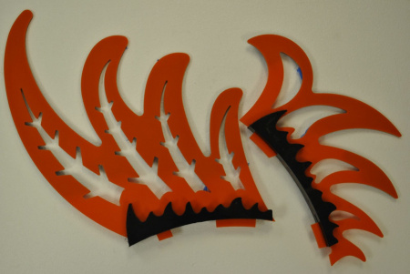 BAY TEK MOHAWK & TAIL FOR CHICKEN HEAD