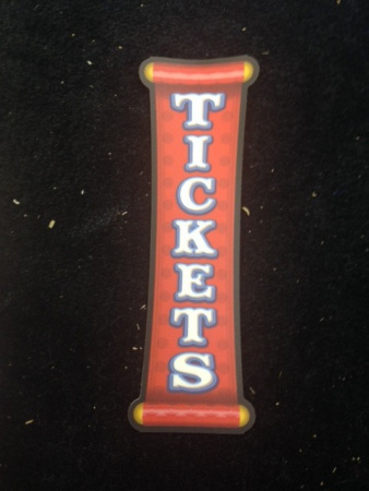 ICE Down The Clown Ticket Door Tickets Decal