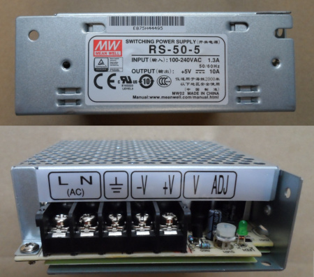 ICE POWER SUPPLY 5VDC 10AMP