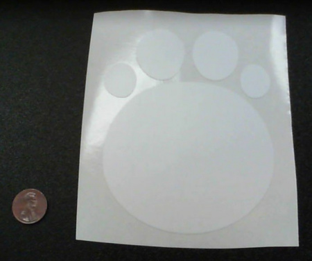 ICE Kung Fu Panda Button Paw Decal