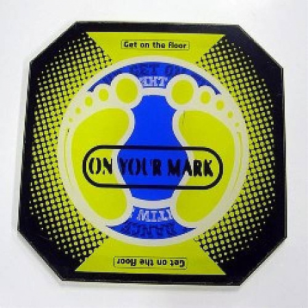 ANDAMIRO PUMP IT UP YELLOW CENTER ACRYLIC STEP