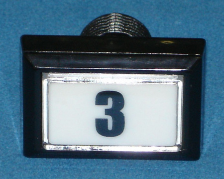 ICE LOW PROFILE RECTANGULAR #3 BUTTON