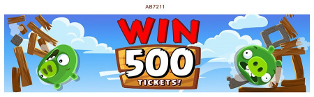 ICE INNER MARQUEE '500 TICKETS' DECAL