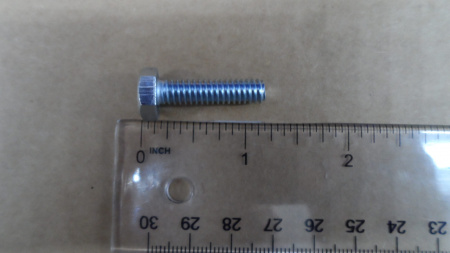 ICE 1/4-20X1" Zinc Hex Head Machine Bolt (HHMB), GR2