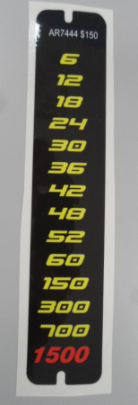 ICE SCORE CHART INSERT - $1.50