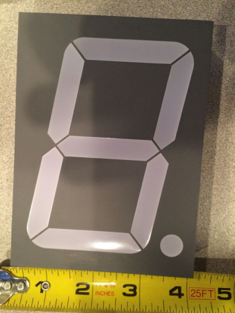 ICE NBA Hoops 4-Inch Timer Display Segment