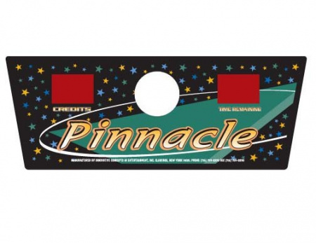 ICE Pinnacle Games CONTROL PANEL Printed Mat