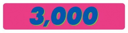 ICE Iceball 3,000 POINT PINK LEXAN OVERLAY