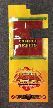 ICE Kung Fu Panda Front Cabinet Ticket Door Decal