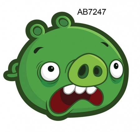 ICE GREEN PIG DECAL