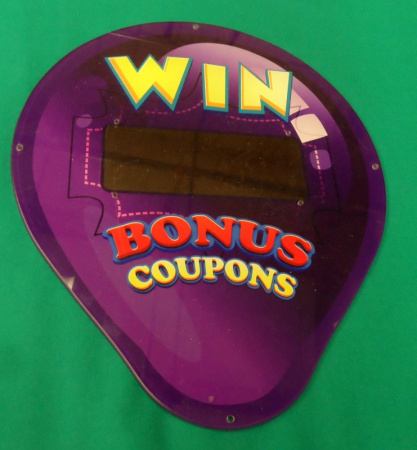 ICE Whack N Win Game Balloon Purple Coupon Mat
