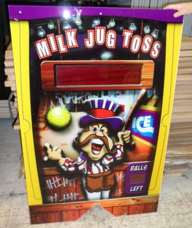 ICE Milk Jug Toss Cabinet Back Panel Decal