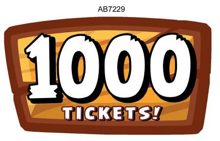 ICE INNER MARQUEE '1000 TICKETS' DECAL