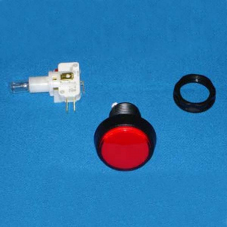 ICE Hoop Fever Medium Round Red Player Change Button