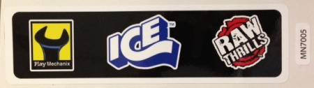 ICE Monopoly Video Brand Logo Decal